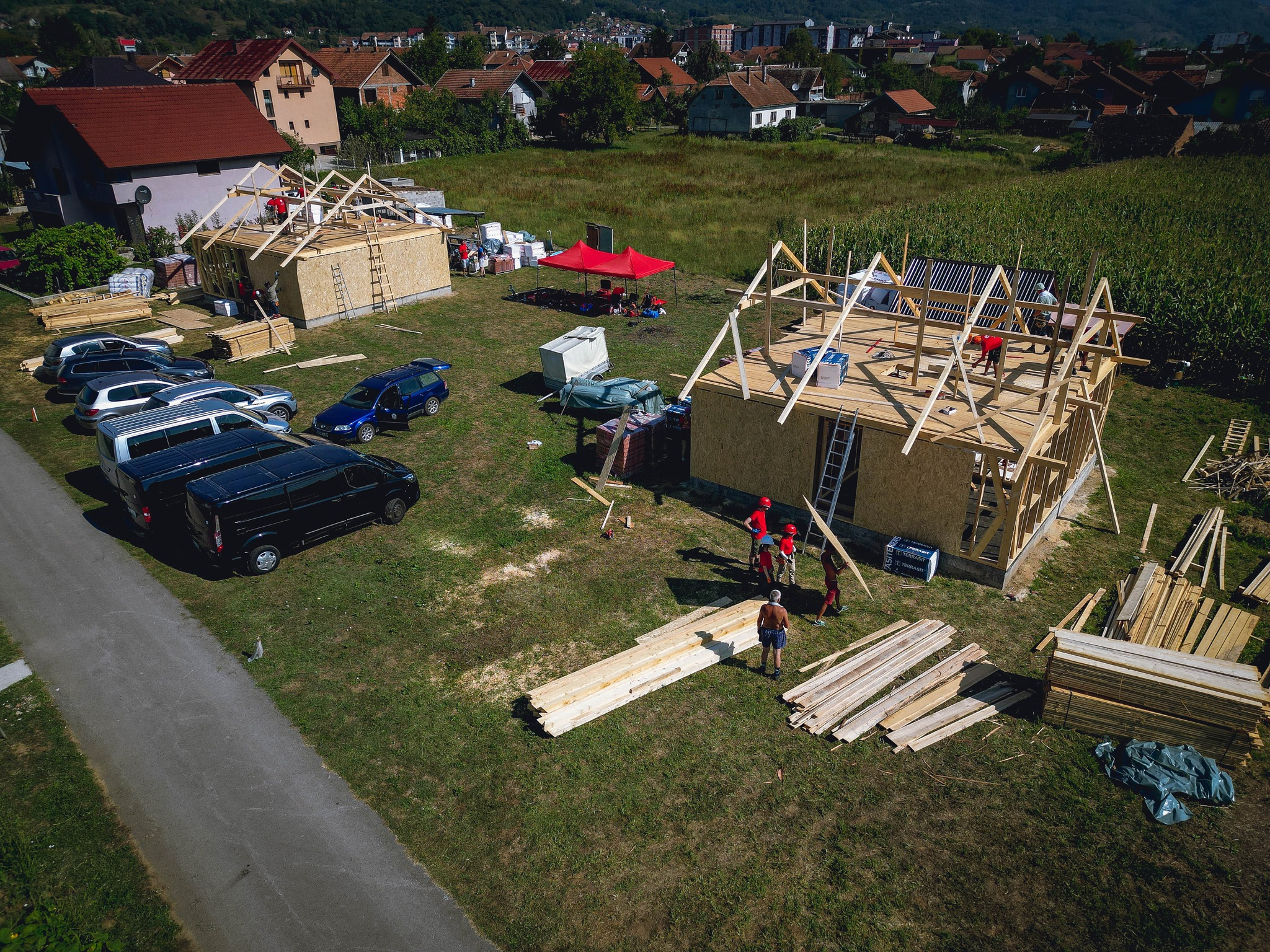 Construction of houses during 2023